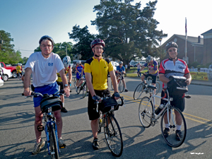 Dwight, John Torpy and Gary Couse at Another Blooming ride 2011