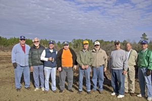 Triming grape vines for grapes for the Nursing Home residents